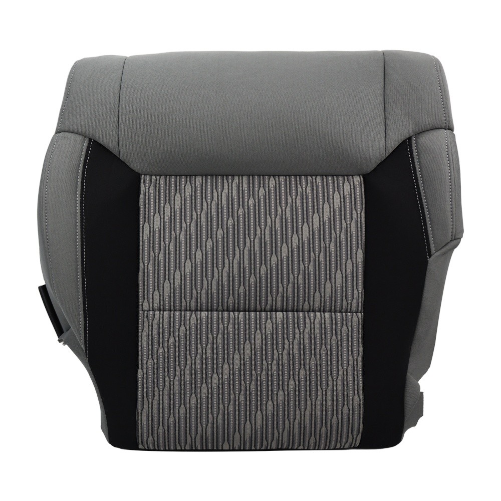 2014 - 2021 For Toyota Tundra Front Driver Bottom Cloth Seat Cover Gray/Black