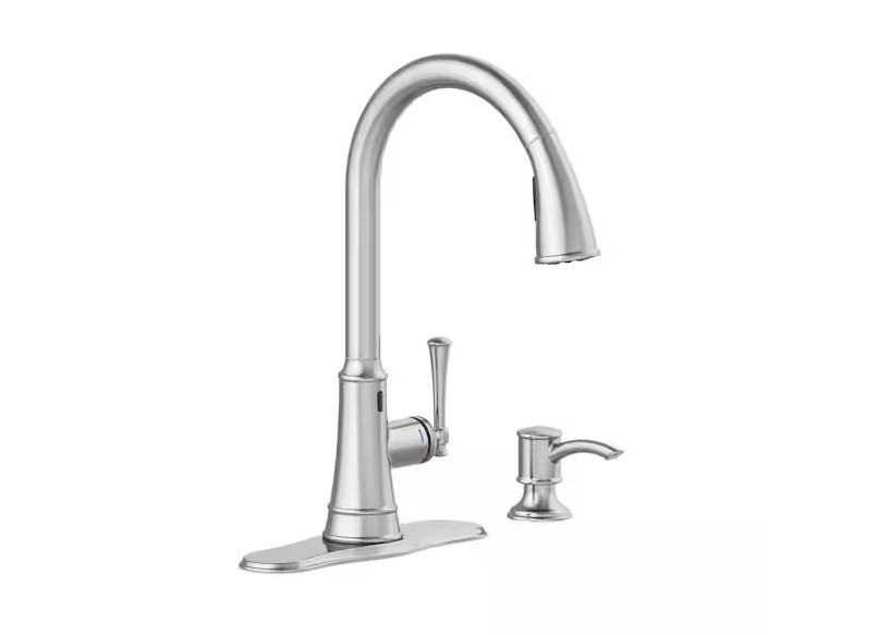 Glacier Bay HEMMING Pull-Down Touchless Kitchen Faucet 1006598574 Stainless NEW