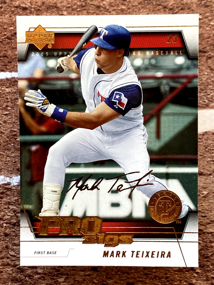 Mark Teixeira 2005 Upper Deck Pro Sigs #87 Texas Rangers