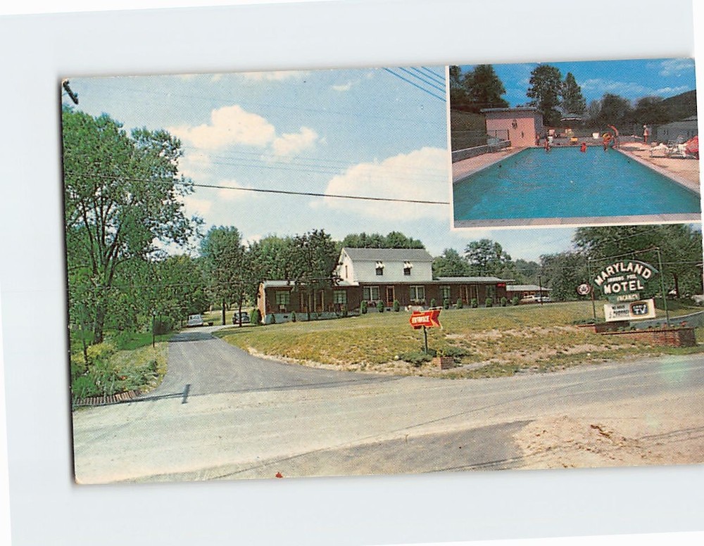 Postcard Maryland Motel Maryland USA