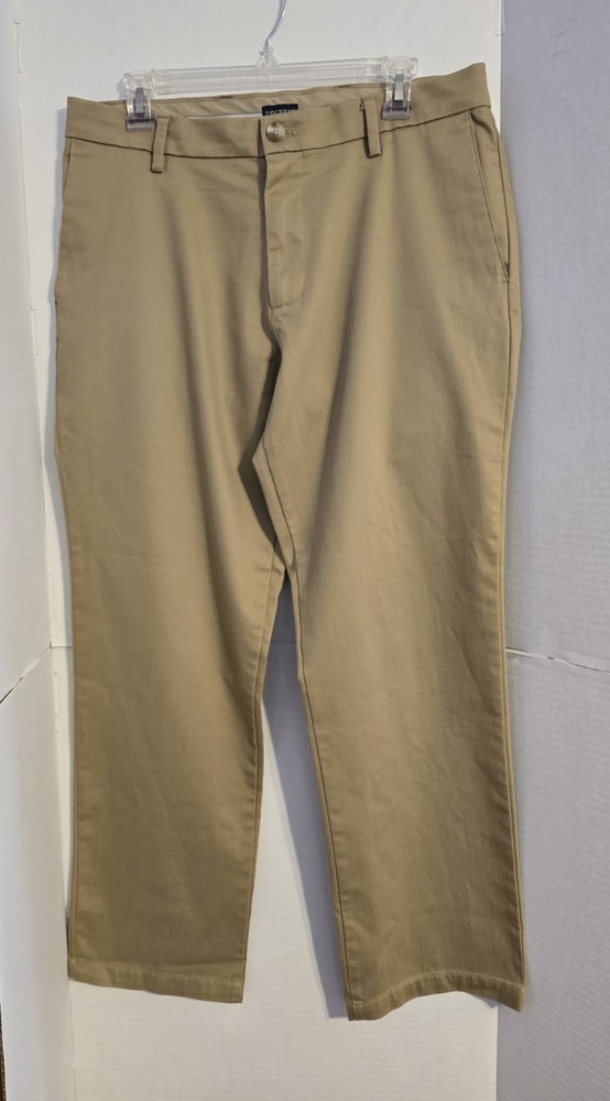 Dockers Flex Comfort Tan Khaki Straight Fit Pants Size 34X30