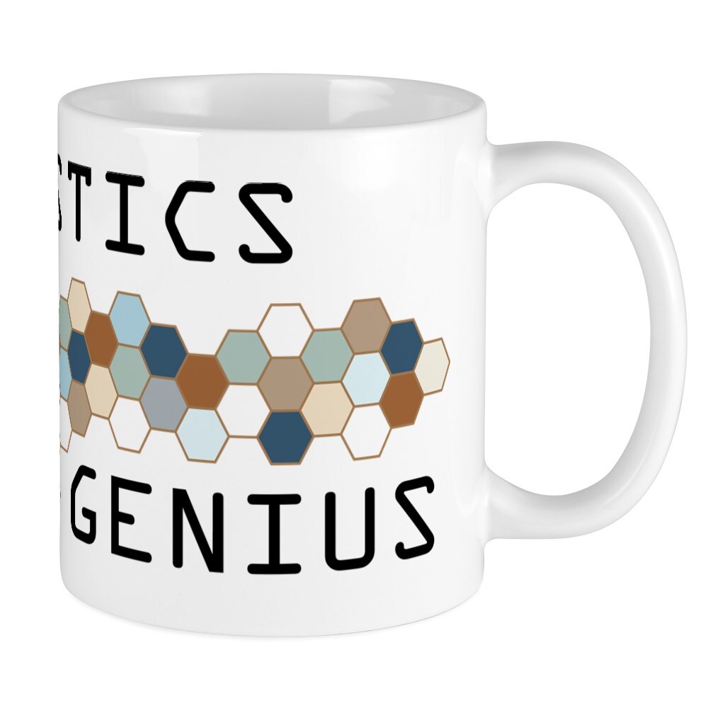 CafePress Statistics Genius Mug 11 oz Ceramic Mug (379634877)