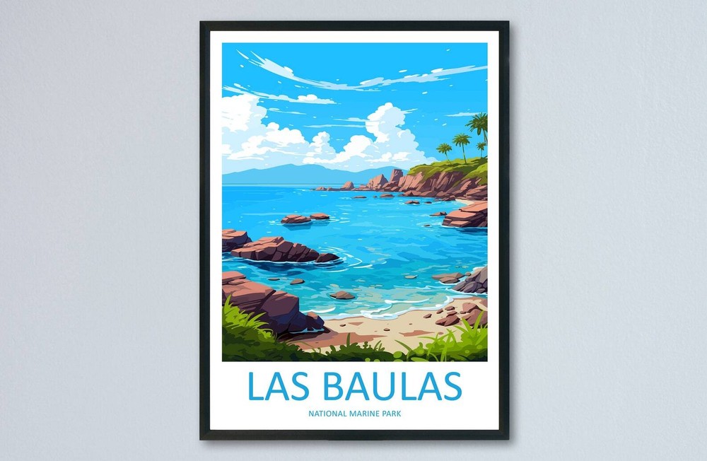 Las Baulas National Marine Park Travel Print Wall Art Las Baulas Wall Hanging