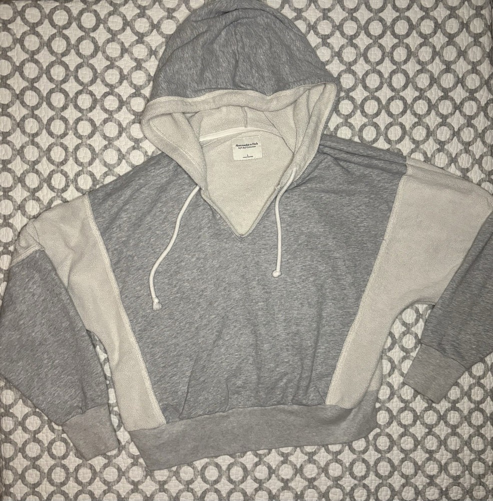 Abercrombie & Fitch Women's Gray Sweatshirt Soft A&F Collection Size L