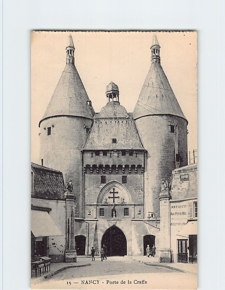 Postcard Porte de la Craffe Nancy France