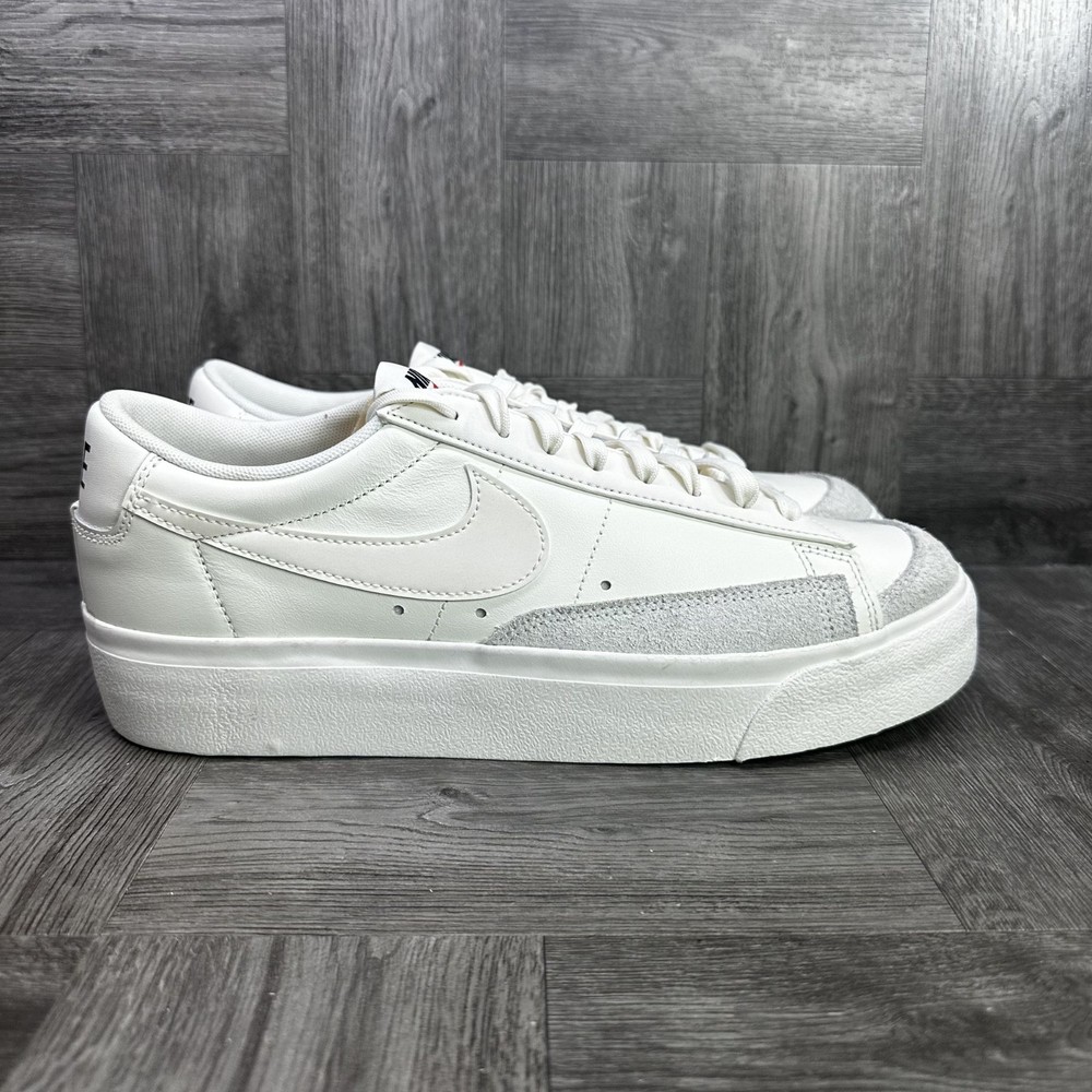 Nike Blazer Low Platform women's size 12 White Sail Shoes DJ0292-101