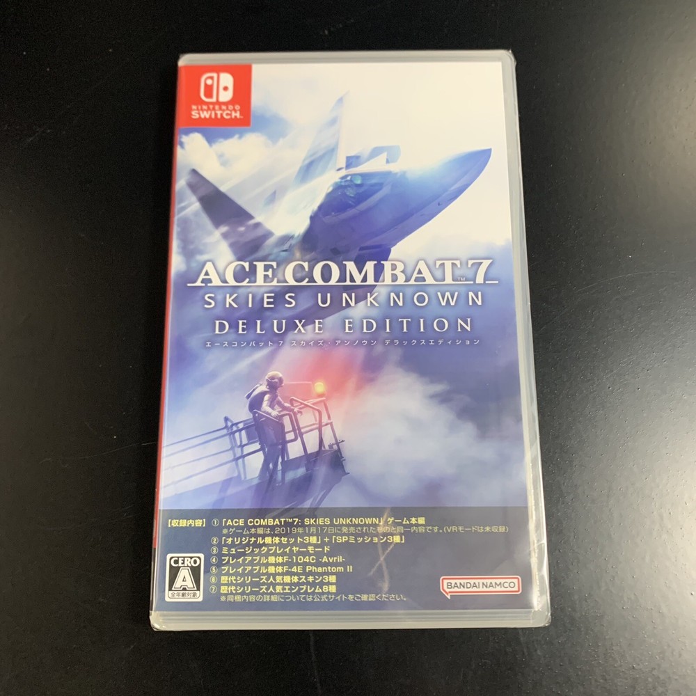 Unopened SW Ace Combat 7 Skies Unknown Deluxe Edition Nintendo Switch Bandai-image