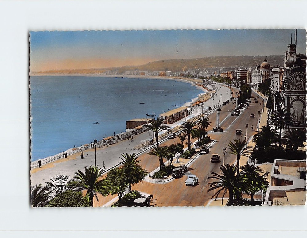 Postcard La Promenade des Anglais La Côte d Azur Nice France