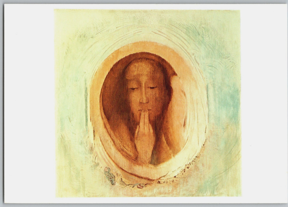 Odilon Redon Silence Painting 1982 Museum of Modern Art Postcard
