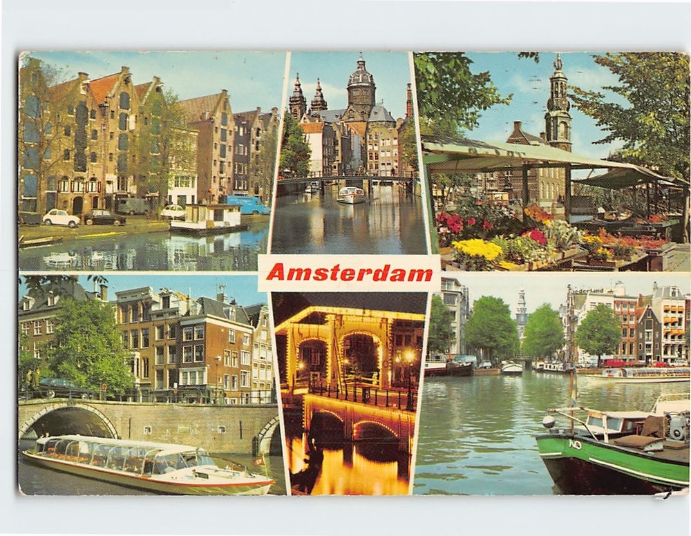 Postcard Amsterdam Netherlands
