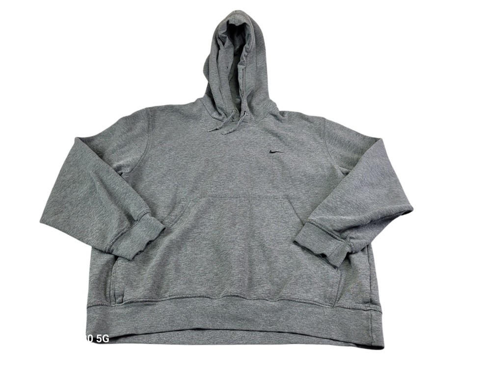 Nike Hoodie Vintage 00s Chest Swoosh Check Athletic Gym Y2k Sweater Men's Size M