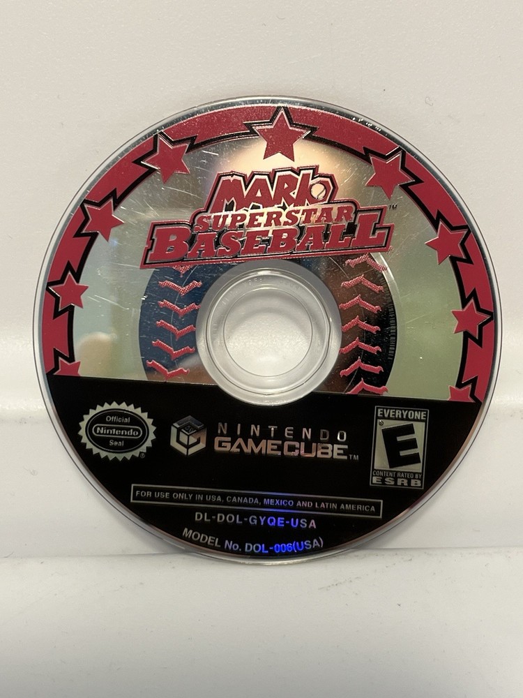 Mario Superstar Baseball (Nintendo GameCube, 2005) Disc Only Tested Working