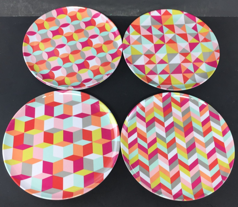 Set of 8 Colorful Geometric 10