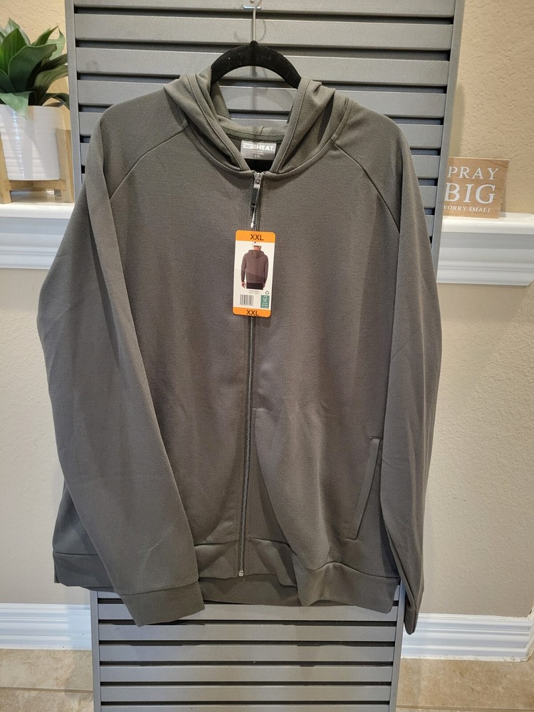 32 Degrees Heat Men’s Hunter Green Full Zip Jacket Size XXL - NWT WWM2