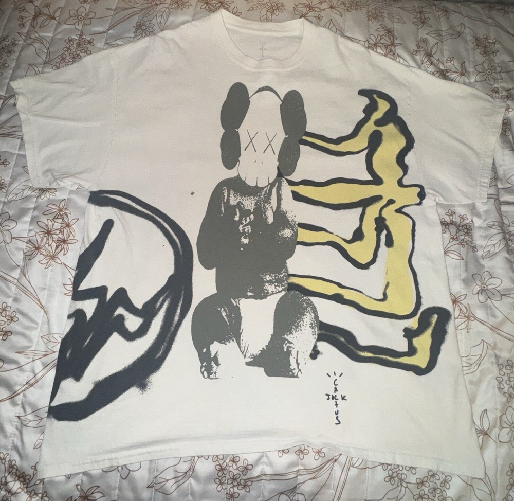 Travis Scott X Kaws For Fragment Tee