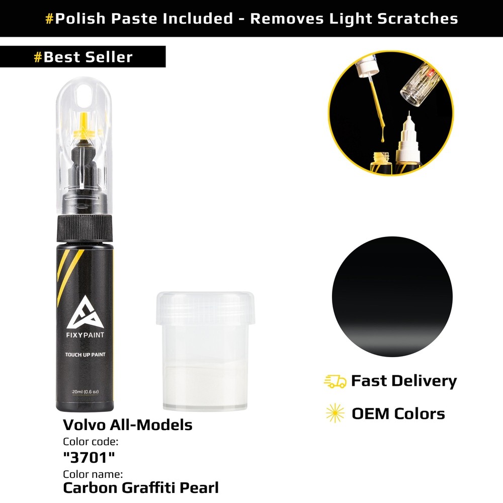 Touch up Paint for Volvo All Models Code: 3701 Carbon Graffiti Pearl