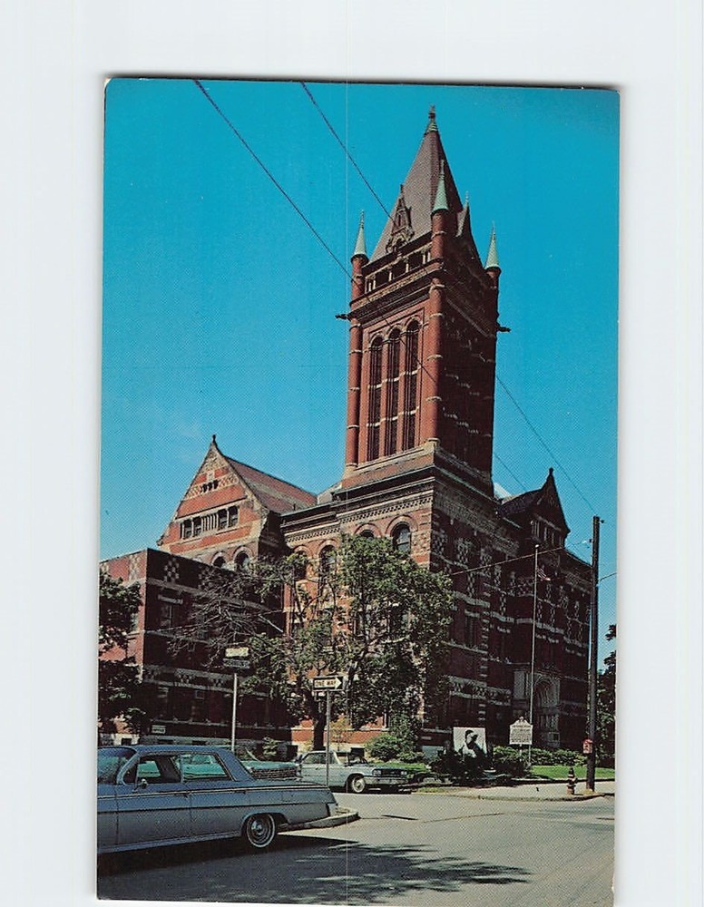 Postcard Allegany County Courthouse Cumberland Maryland USA