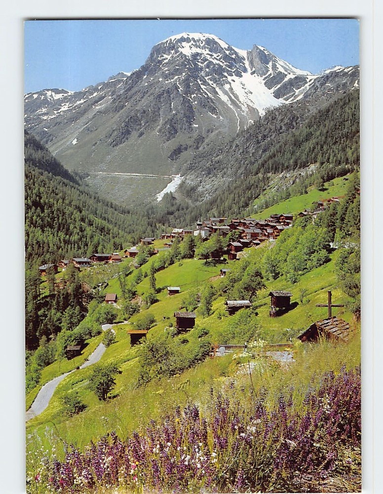Postcard Val d'Anniviers Switzerland