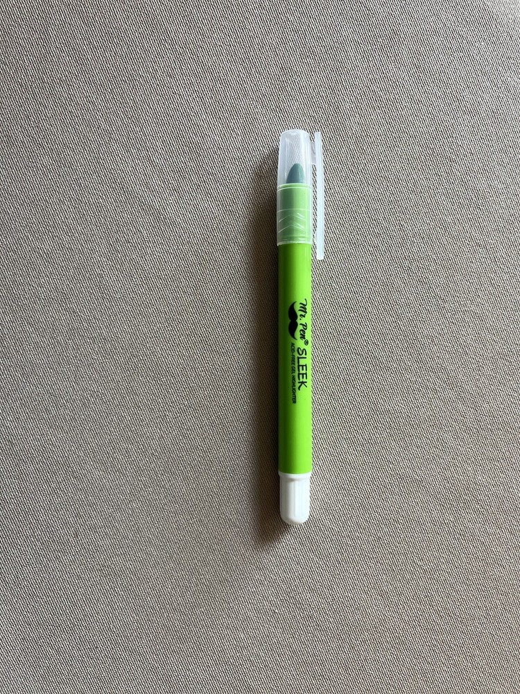 5” “Bright Green” Mr Pen Acid-Free Gel Highlighter~Bible Safe & No Smear, New-image