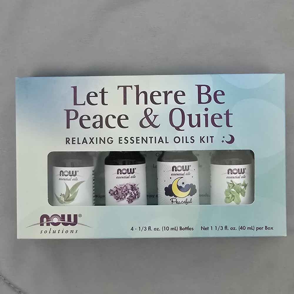 Now Let There Be Peace & Quiet Relaxing Essential Oils Kit