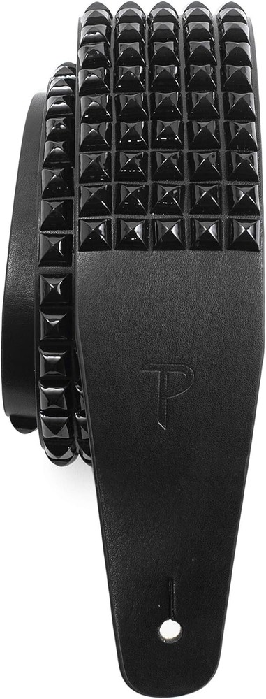 Durable Studded Leather Guitar Strap for Comfort & Style - 41