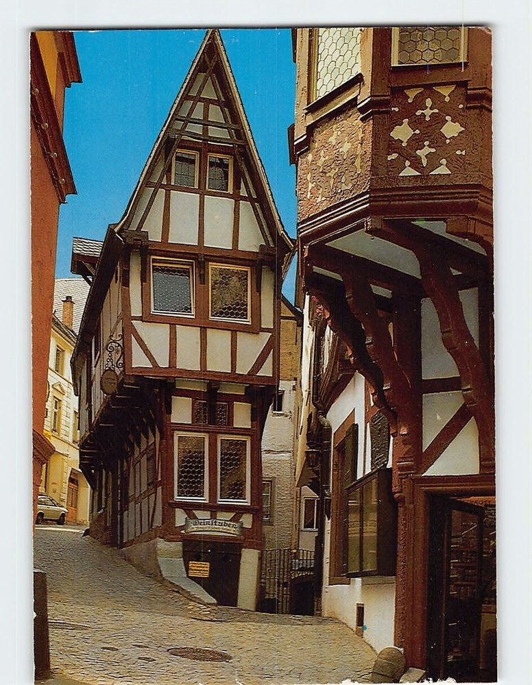 Postcard Spitzgiebelhaus Bernkastel-Kues Germany
