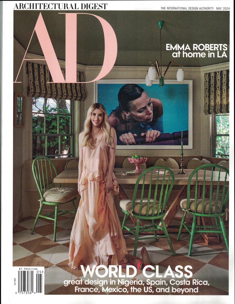 Architectural Digest May 2024 Emma Roberts and World Class