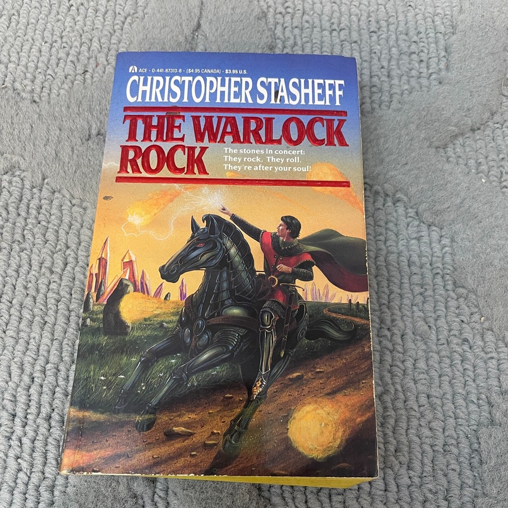 The Warlock Rock Fantasy Paperback Book by Christopher Stasheff from Ace 1990