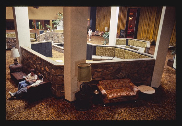Photo:Kerhonkson New York Granit Main Lobby 1977 Interior Lounge