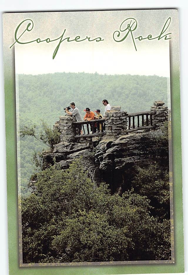 Postcard Coopers Rock State Forest West Virginia USA