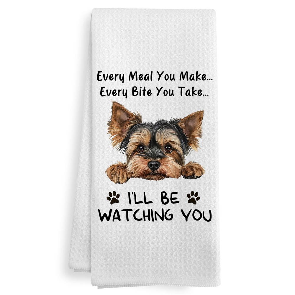 面白い Yorkie Every Meal You Make Every Bite You Take キッチン皿 ハンドティー...