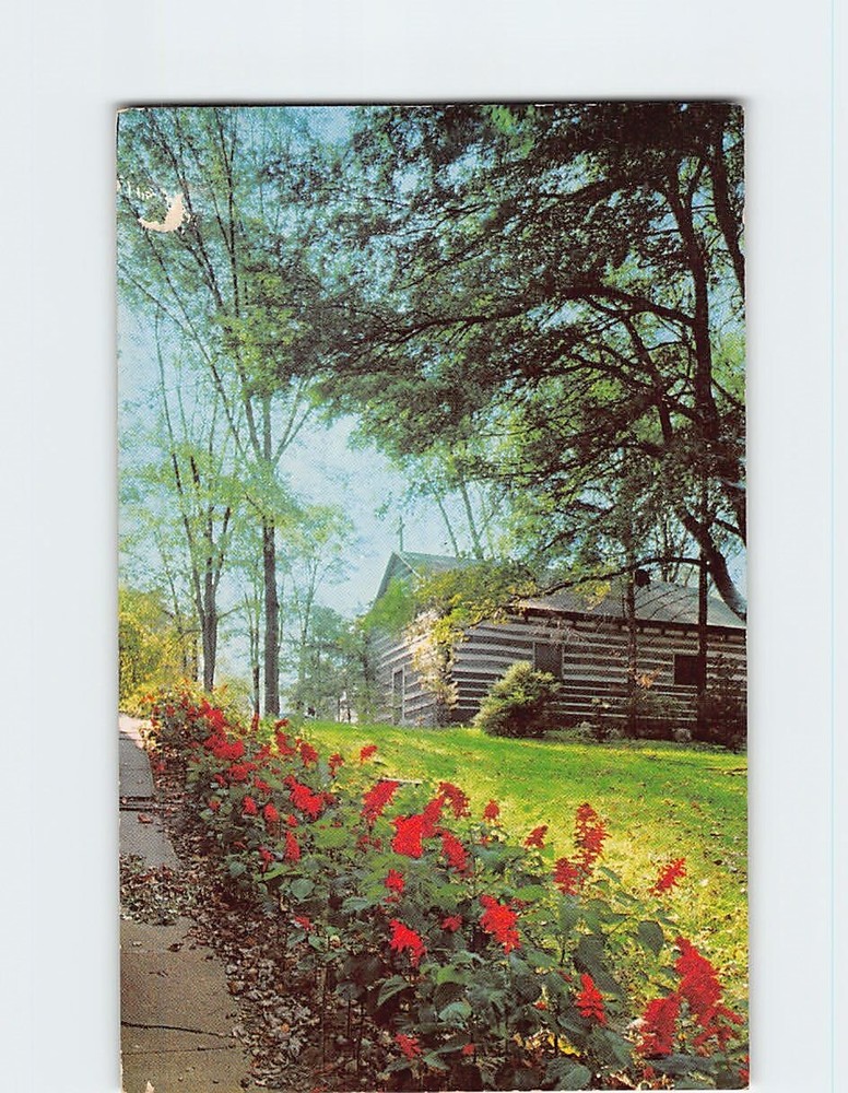 Postcard Log Chapel University of Notre Dame Indiana USA