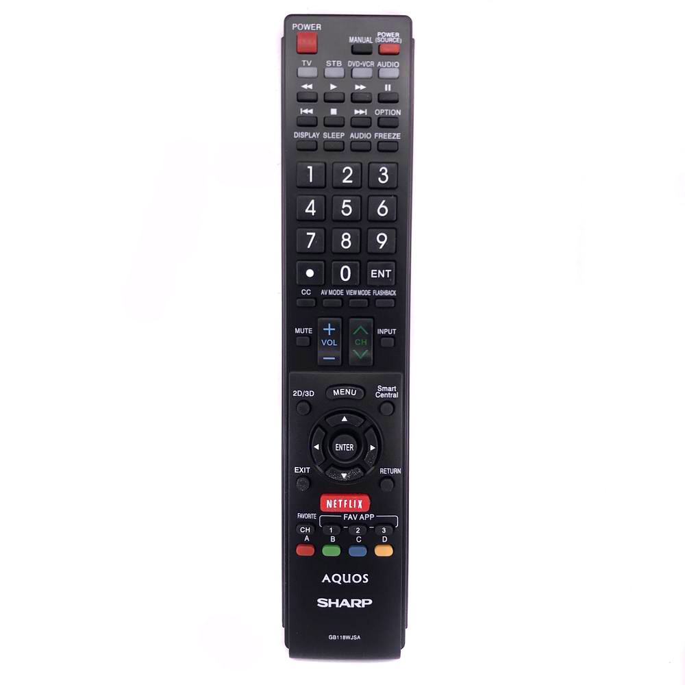 New GB118WJSA For Sharp AQUOS TV remote control GB005WJSA GA890WJSA LC60LE650U