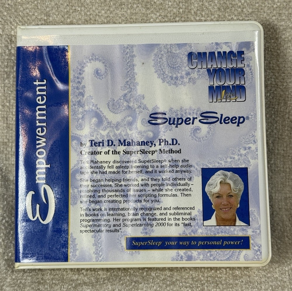 Change Your Mind SuperSleep Empowerment 6 CD Set Teri Mahaney