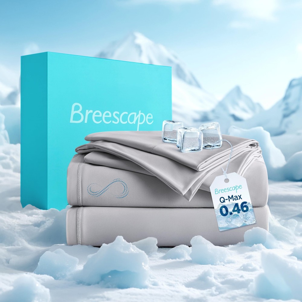 King Size Cooling Sheet Set with BlendTek Dry & Cool Tech for Hot Sleepers
