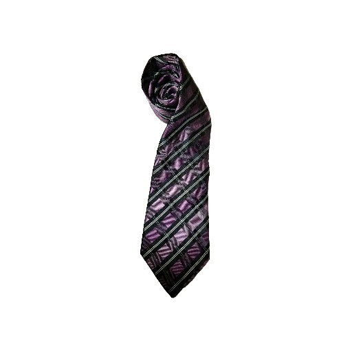 Geoffrey Beene Tie Striped Silk Necktie 3.5