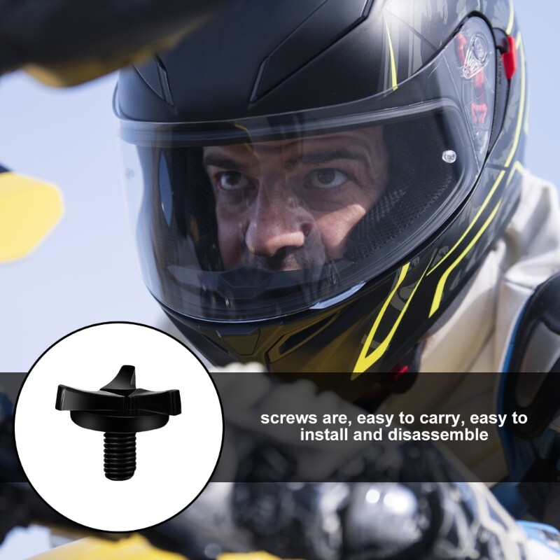 Multipurpose Adjustable Motorcycle Helmets Fixing Screws With Washers Hardware