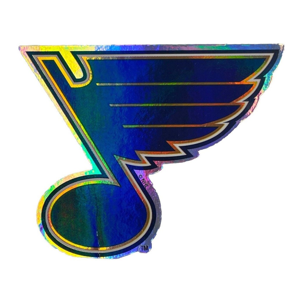 St. Louis Blues Logo Vinyl Prismatic Sticker Decal NHL