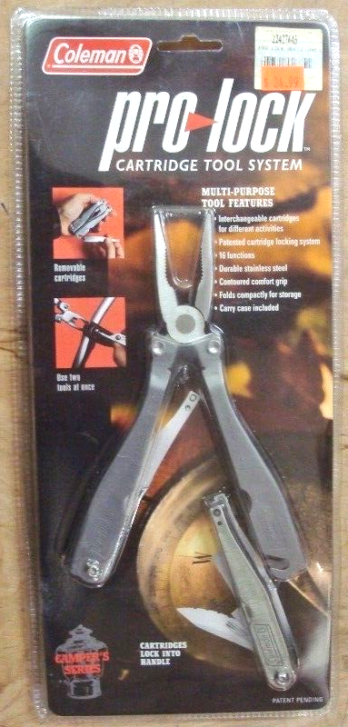 1 VINTAGE COLEMAN MULTI TOOL NEW in ORIGINAL FACTORY PACKAGING, with CARRY CASE