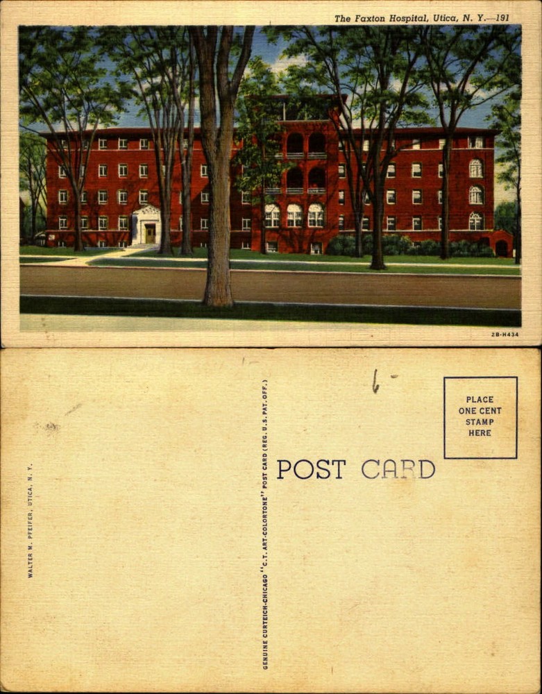 Faxton Hospital Utica New York NY medicine linen unused