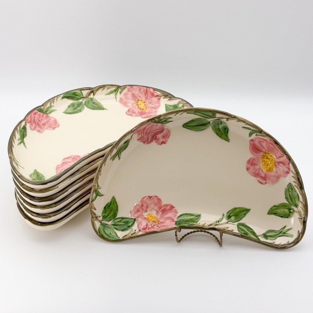 Franciscan Desert Rose Crescent Salad Side Plate USA Vintage 1970s Interpace