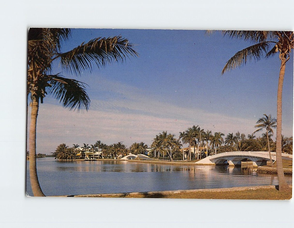 Postcard Las Olas Boulevard Fort Lauderdale Florida USA
