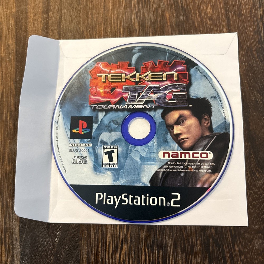 Tekken Tag Tournament (Sony PlayStation 2, 2002) PS2 Disc Only
