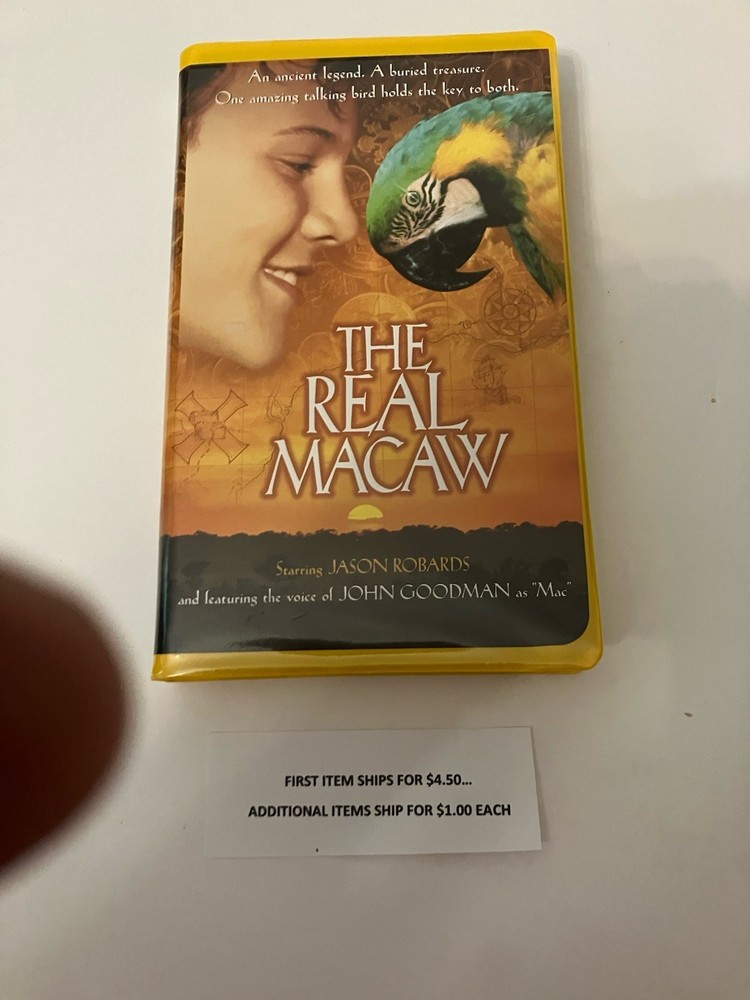 VHS Tape   The Real Macaw - Jason Robards    $2.95     Shipping $4.50/$1.00