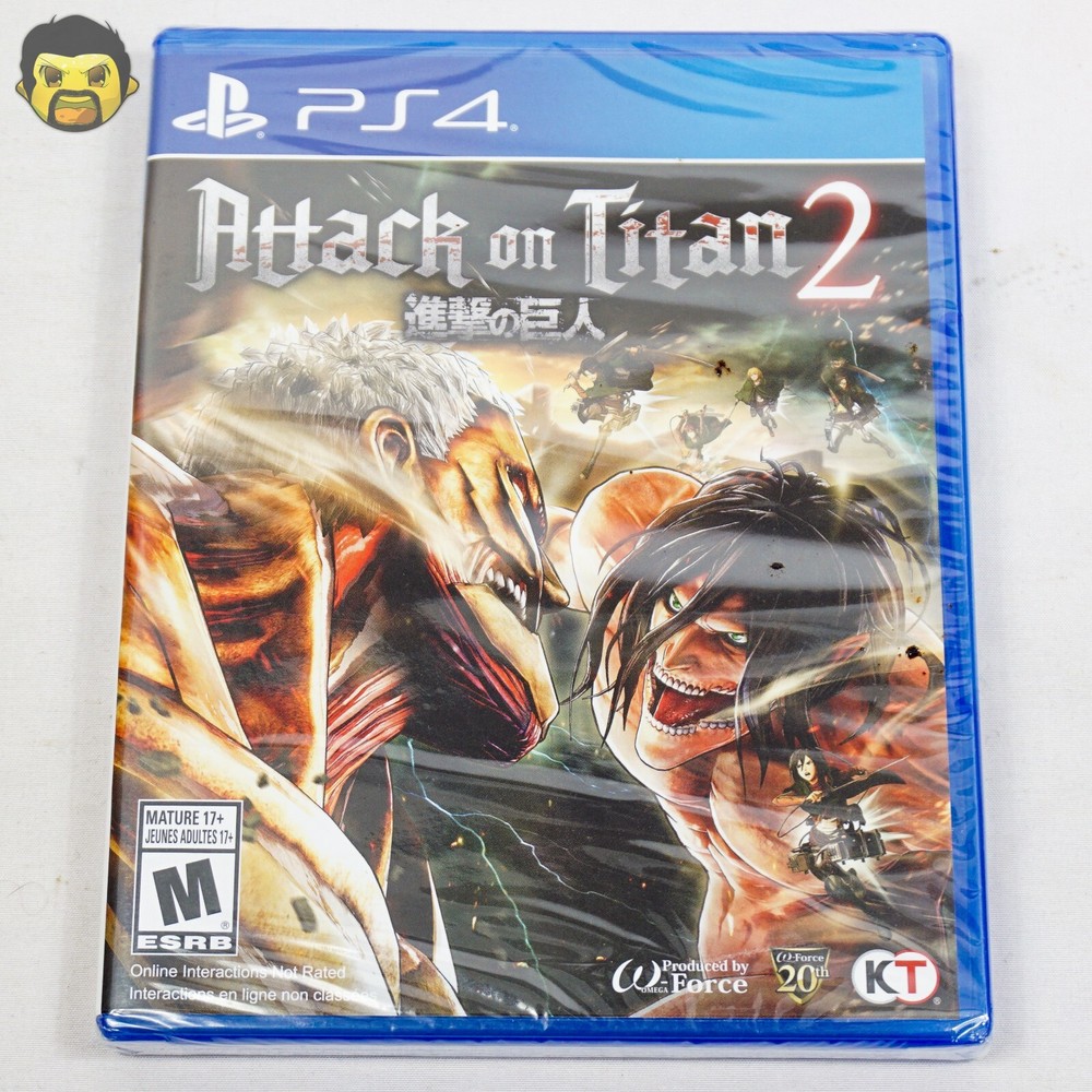 Attack on Titan 2 PS4 Game Factory Sealed (Sony PlayStation 4, 2018) Brand New