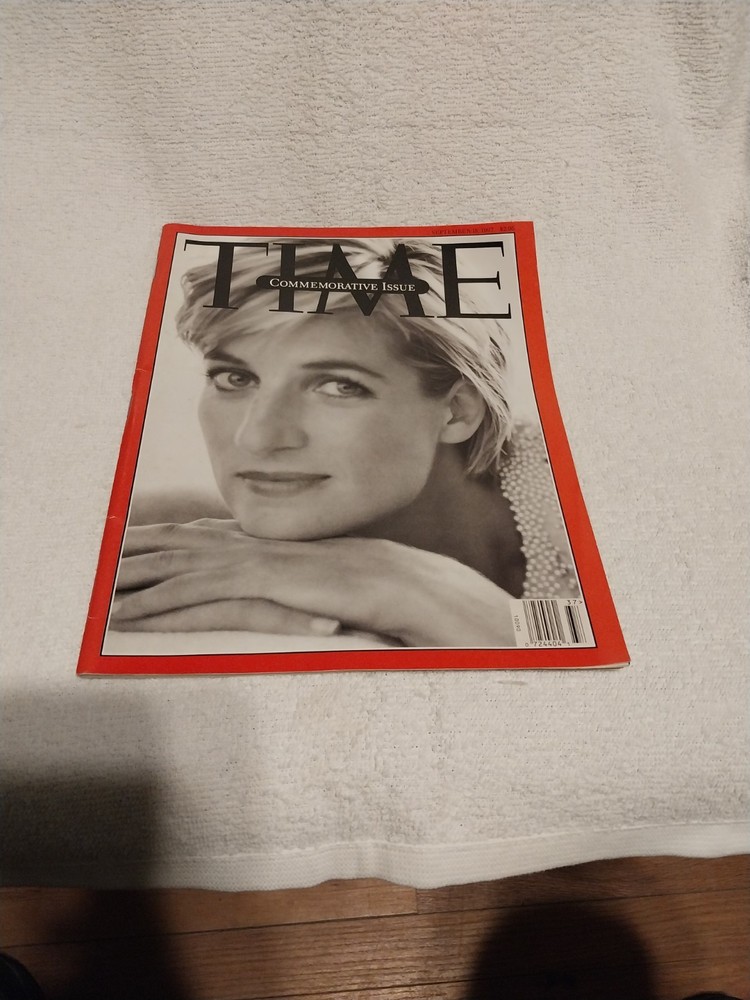 Time Magazine September 1997 Illustrated Princess Diana Farewell Issue