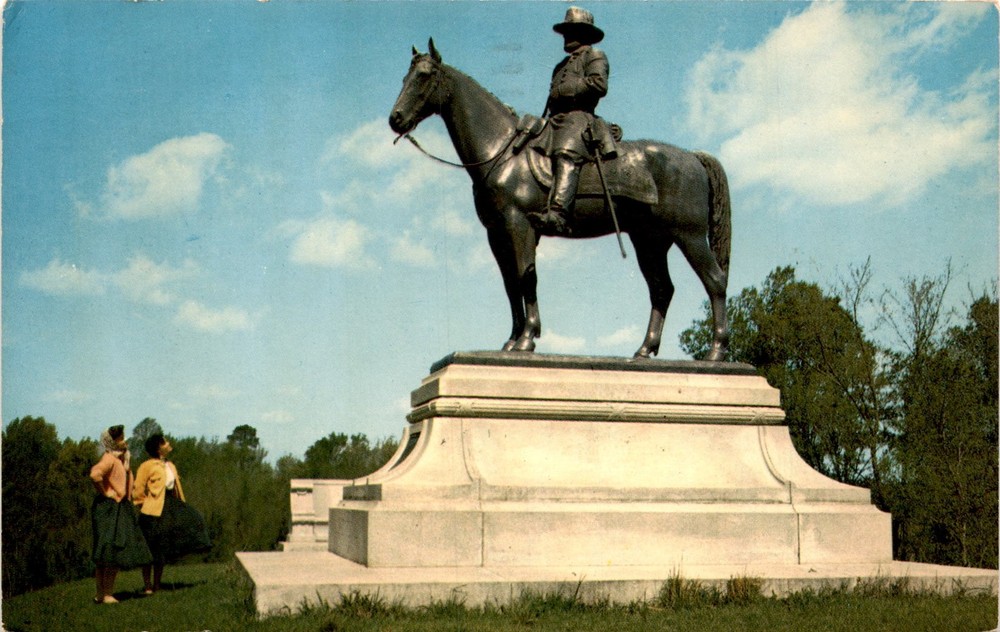 GENERAL ULYSSES S. GRANT, VICKSBURG, NATIONAL MILITARY Postcard