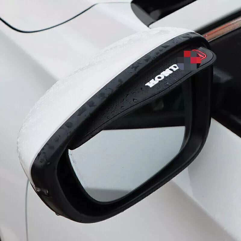 2PCS Rear View Mirror Rain Guard Sun Visor Eyebrow for Honda Cars