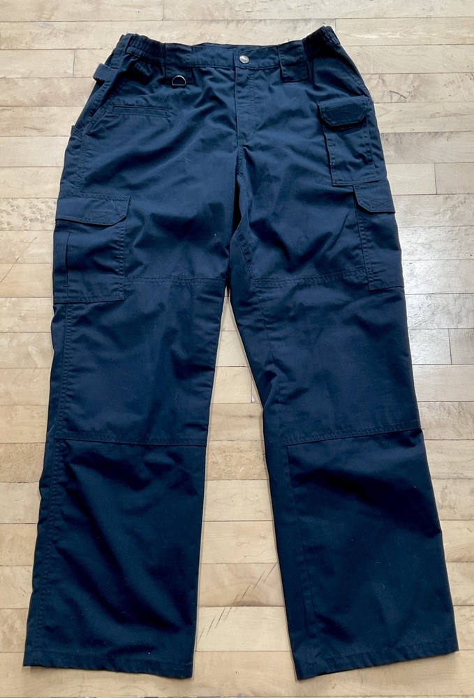 511 Tactical Womens Sz 12 DARK Navy Blue Cargo Paratrooper EMS EMT Utility Pants