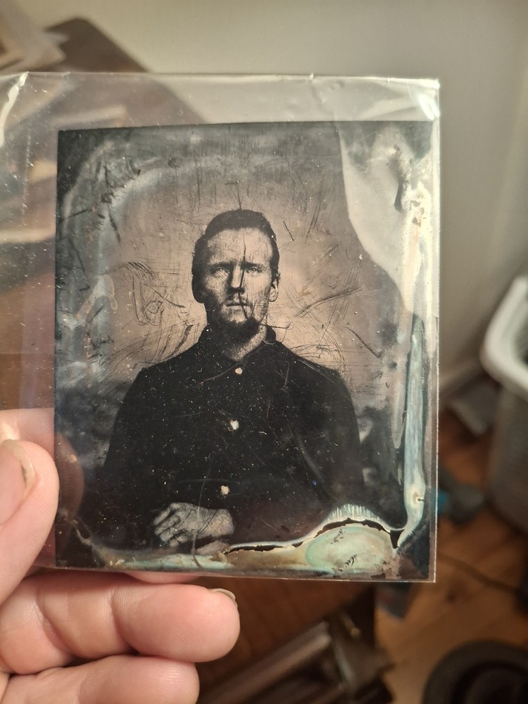 Tintype Of Civil War Soldier